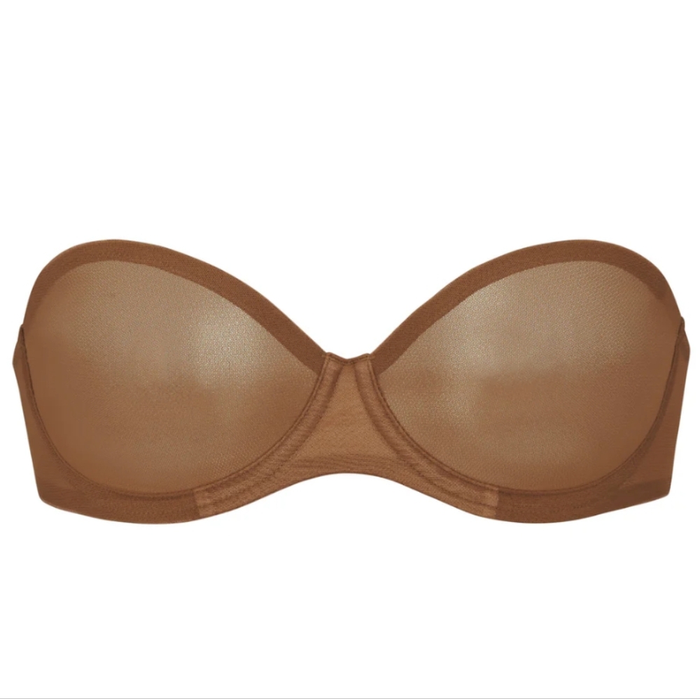 Skims Ultra Fine Mesh Strapless Bra 34D